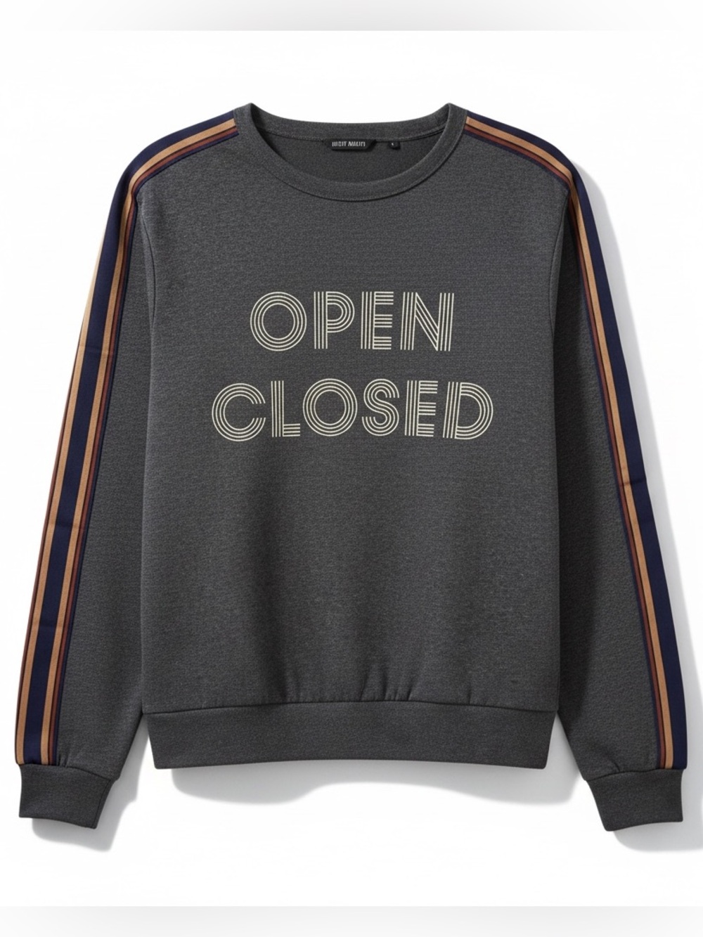 Antony Morato 'Open Closed' Graphic Crewneck Sweatshirt